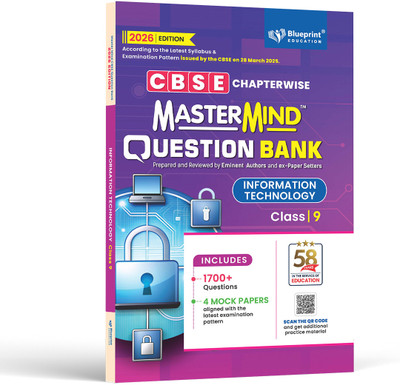 Mastermind CBSE Question Bank Class 9 Information Technology Exam 2026 ( Chapterwise Based On Latest Syllabus Pattern)(Paperback, Blueprint Editorial Board)