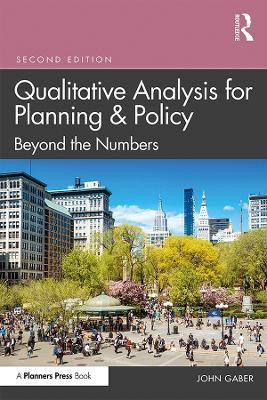 Qualitative Analysis for Planning & Policy(English, Paperback, Gaber John)