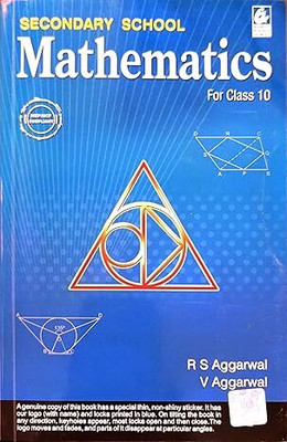 Secondary School Mathematics for Class 10 - CBSE - by R.S. Aggarwal Examination 2025-26 with 1 Disc(Paperback, RS aggarwal)