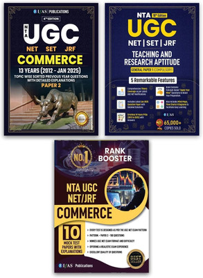 UGC NET Commerce  - Paper 2, Mock Test & UGC NET Paper 1 - 2025 | Complete Package Previous Year Solved Papers (2012 to 2024), 10 Mock Test and Practice Questions Book | Best PYQ Book for NTA-UGC-NET/JRF and SET Commerce Exam | Two Brothers Publications(Paperback, IFAS Publications)