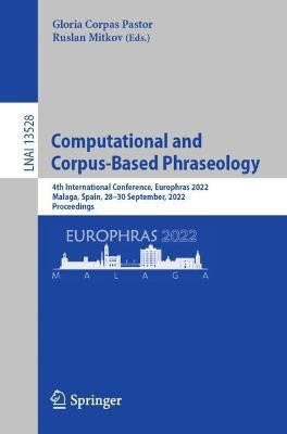 Computational and Corpus-Based Phraseology(English, Paperback, unknown)