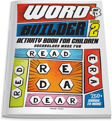 Word Builder Activity Book for Children - Make Meaningful Words with the Given Letters - Level 2(English, Paperback, Wonder House Books)