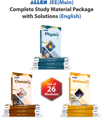 ALLEN JEE MAIN Complete Study Material Package with Solutions (Set of 26 Modules Combo) in English(Paperback, ALLEN Expert Faculties)
