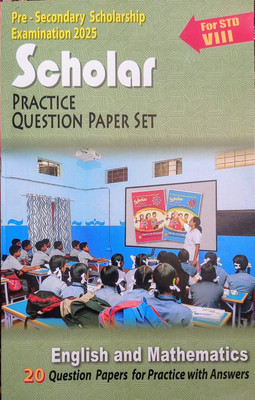 Phadke - Pre – Secondary Scholarship Examination 2025 Scholar - Practice Question Paper Set (English and Mathematics) For Std. 8th(Paperback, Nisha Patil)