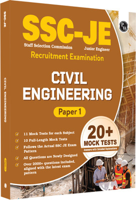 PW SSC JE Civil Engineering (Paper I) Subjectwise 20+ Mock Tests & Full Length Tests(Paperback, PW)