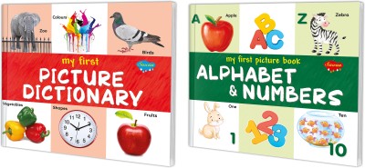 My First Picture Dictionary and Alphabet & Numbers book : Early learning book, Picture book for young children, Kids educational book, Educational book for kids | Combo of 2 books(Paperback, SAWAN)