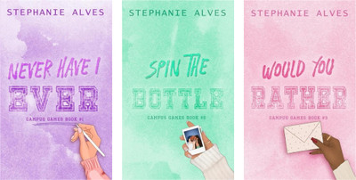 Never Have I Ever + Spin the Bottle + Would You Rather (Campus Games Series) (3 books set) (combo of 3 books)(Paperback, Stephanie Alves) Never Have I Ever + Spin the Bottle + Would You Rather (Campus Games Series) (3 books set) (combo of 3 books)(Paperback, Stephanie Alves)