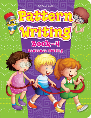 Pattern Writing Book Part 4  - Practice Book for Kids Ages 2-6 Years – Fun Sentence Tracing and Copywriting with Colourful Pictures to Build Penmanship, Early Writing Confidence, and Handwriting Skills, 32 Activity Pages(English, Paperback, unknown)