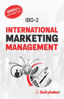 Gullybaba IGNOU 1st Year M.Com (Latest Edition) IBO-2 International Marketing Management in English IGNOU Help Book with Solved Previous Years' Question Papers and Important Exam Notes - IBO-2 International Marketing Management (English, Paperback, Vijay Pratap)  - IBO-2 International Marketing Mana