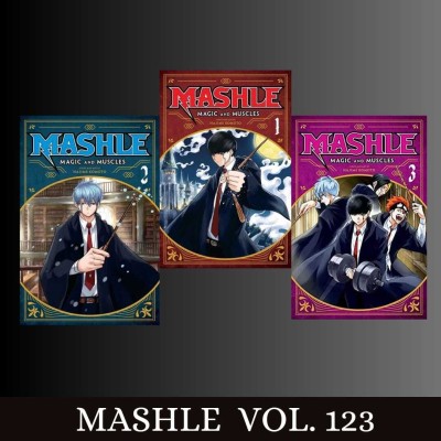 Mashle: Magic and Muscles, Manga Combo, Book Set, Vol. 1,2&3 (English, Paperback, Komoto Hajime)(Paperback, Komoto Hajime)