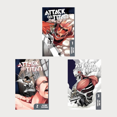 Hajime Isaya : Attack On Titan Vol : 1 & Vol : 2 & Vol : 3 (English)(Paperback, Hajime Isayama)