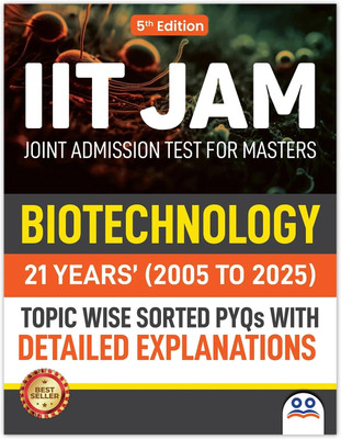 IIT JAM Biotechnology PYQ Book Previous Year Question Papers  - 2026 | Previous Year Solved Papers 21 Years (2005 to 2025) Topic Wise with Detailed Explanations | Best Seller Biotechnology Question Bank for IIT JAM, CUET PG & GAT B Biotechnology Examinations in India | Two Brothers Publications(Pape