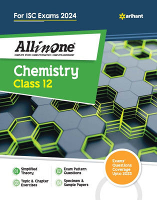 Arihant All In One Class 12th Chemistry for ISC Exam�2024 Fifth Edition(Paperback, Saleha Parvez, Vandana)