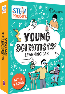 STEM Masters Box Set | Reference books for kids | Science books for children | Elements | Earth | Resources Set of 4 books(Box Set, Parragon)