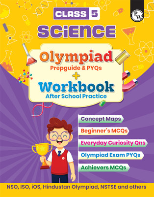 PW Olympiad Plus Workbook For Class 5 Science Prepguide, PYQs and Worksheets(Paperback, PW)