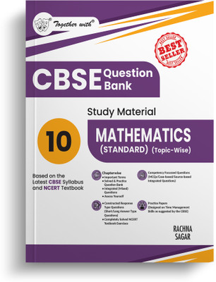 Together with CBSE Question Bank Class 10 Mathematics (Standard) Exam 2026 Study Material(Paperback, Rachna Sagar)