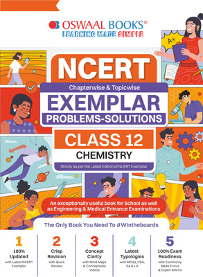 Oswaal Ncert Exemplar (Problems - Solutions) Class 12 Chemistry Book(English, Paperback, Jain P.)