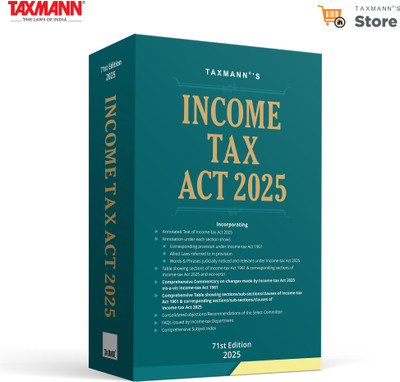 Taxmann's Income Tax Act 2025(English, Paperback, unknown)