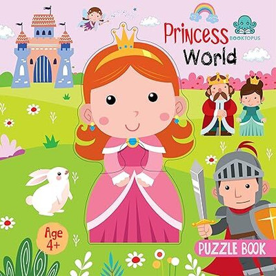 Booktopus Square Puzzle Board Book - Princess World Learning Puzzle with Easy Grip Pieces - Educational Toys for Kids 4+ Years - Motor Skil(English, Paperback, BOOKTOPUS)