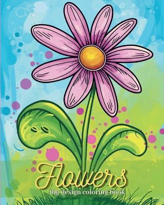 Flower - Big design coloring book(English, Paperback, Wath Polly)