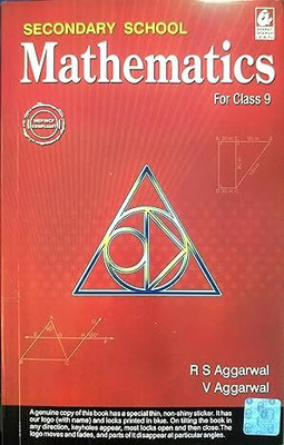 Secondary School Mathematics for Class 9 - R.S. Aggarwal - CBSE - Examination 2025-26 with 1 Disc(Paperback, R,S Aggrawal)