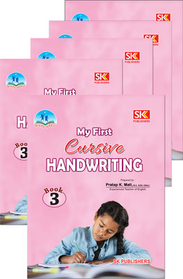5 IN 1 My First Cursive Handwriting Book-3 - This is a children book for stage-4 cursive english letter writing.(Paperback, Mr.Pratap Kumar Mati)
