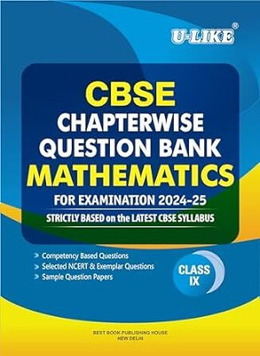 U-Like Cbse Chapterwise Question Bank Mathematics-Ix(English, Hardcover, unknown)
