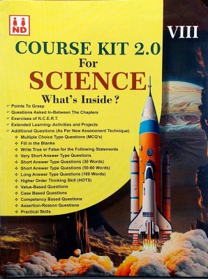 ND Class 8 Course Kit 2.0 For Science Complete Study Material Based On CBSE/NCERT Salutions(Paperback, Nand Lal Daya Ram)