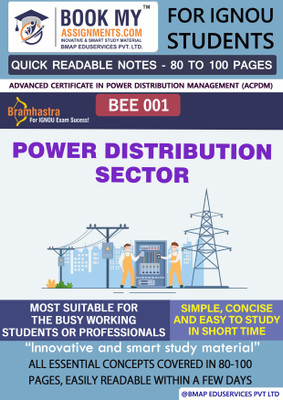 IGNOU BEE1 Power Distribution Sector Quick Readable Notes | Important Topic-wise Conceptual Notes | DIPLOMA(Paperback, BMA Publication)