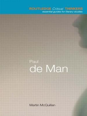Paul de Man(English, Paperback, McQuillian Martin)