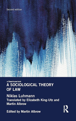 A Sociological Theory of Law(Paperback, Luhmann, Niklas)
