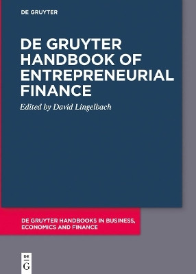 De Gruyter Handbook of Entrepreneurial Finance(English, Hardcover, unknown)