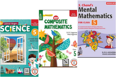 S. Chand Science + Composite Mathematics + Mental Mathematics CLass 5(Paperback, Vikas Aggarwal)