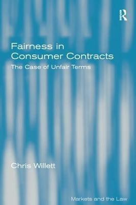 Fairness in Consumer Contracts(English, Paperback, Willett Chris)