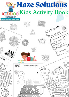 Kiddos Intellect: Maze Challenge Adventure – Interactive and Fun Activity Book for Kids Aged 3+, Designed to Develop Focus, Memory, and Problem-Solving Skills Through Fun Maze Puzzles(Paperback, Kiddos Intellect)