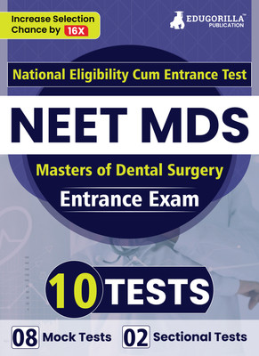 NEET MDS Entrance Exam Preparation Book  - 2024 (Master of Dental Surgery) | 10 Solved Practice Tests (8 Mock Tests and 2 Sectional Tests) with Free Access To Online Tests(English, Paperback, Mr. Rohit Manglik)