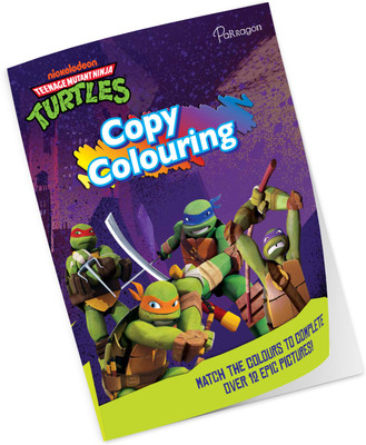 Teenage Mutant Ninja Turtles Copy colouring | Colouring book | Turtles books | TMNT | Copy Colouring Books(Paperback, Parragon)