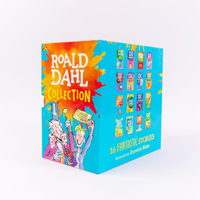 Roald Dahl 16 Collection Box Set (1-16 Bookset)(Paperback, Roald Dahl)
