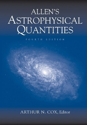 Allen's Astrophysical Quantities(English, Hardcover, unknown)