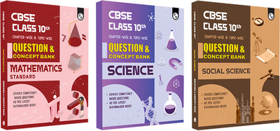 PW CBSE Class 10th Mathematics + Science and Social Science Set of 3 Books Question & Concept Bank Chapterwise & Topicwise Exam 2023 - 2024 | Previous Year Paper Covered(Paperback, Phyiscs Wallah)