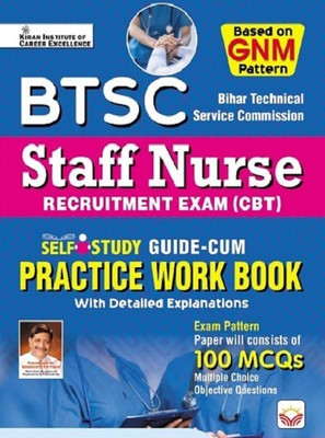 BTSC Bihar Technical Service Commission Staff Nurse Guide and Practice Work Based on GNM Pattern (English Medium) (5407)(Hindi, Hardcover, unknown)