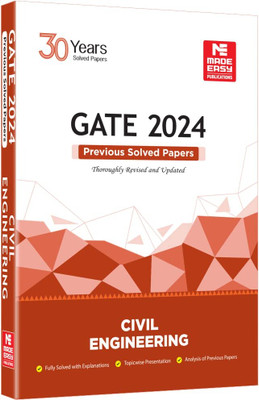 GATE-2024: Civil Engineering Previous Year Solved Papers(Paperback, MADE EASY Editorial Board)