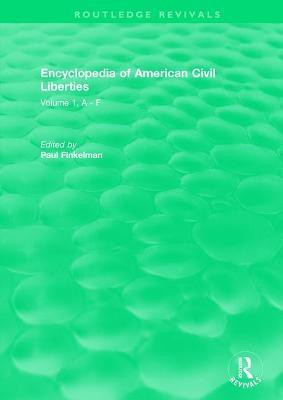 Routledge Revivals: Encyclopedia of American Civil Liberties (2006)(English, Paperback, unknown)