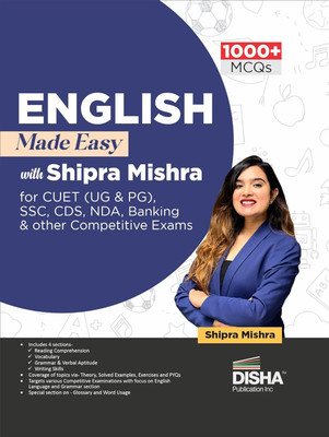 English Made Easy for - Cuet (Ug & Pg), Ssc, Cds, Nda, Bank & Other Competitive Exams(English, Paperback, Mishra Shipra)