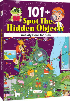 101+ Spot the Hidden Objects Activity Book for Kids : Kids Educational Workbook , Puzzle Activity Book for Kids , Brain-Boosting Activities for Kids , Learning Games for Kids(Paperback, GOWOO)
