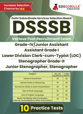 Dsssb Ldc, Junior Assistant & Other Posts(English, Hardcover, unknown)