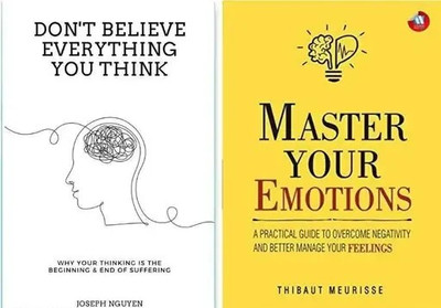 Don't Believe Everything You Think + Master Your Emotions (2 Book Combo)(Paperback, JMD BOOKS)