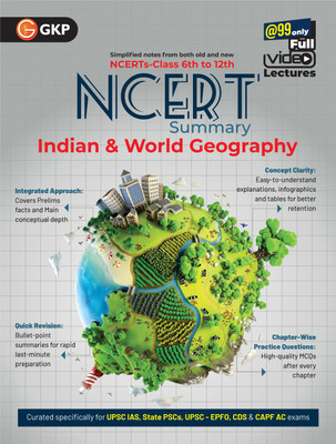 Indian & World Geography(English, Paperback, unknown)