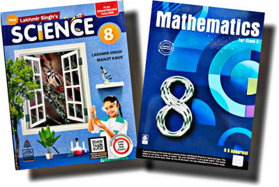 Lakhmir Singh's Science & R S Aggarwal Mathematics Class 8 Combo Set of 2 Books As per NEP/NCF compliant(Paperback, Lakhmir Singh's, R S Aggarwal)