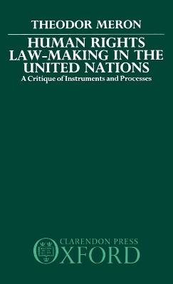 Human Rights Law-Making in the United Nations(English, Hardcover, Meron Theodor)